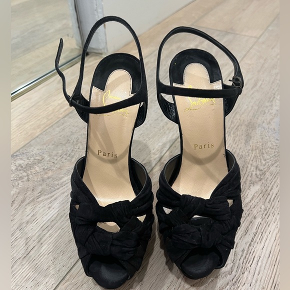 Christian Louboutin Ionescadiva 150 VEAU VELOURS in Black - Picture 5 of 14